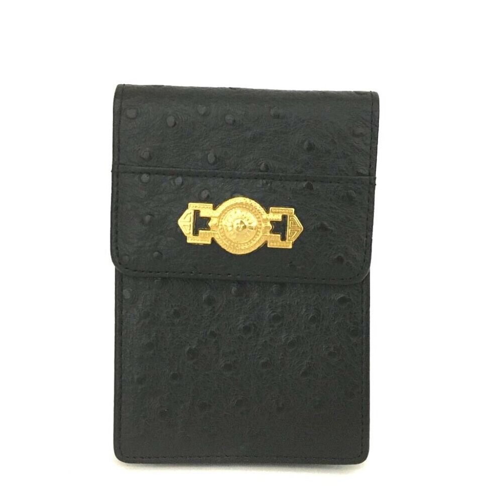 ❌SOLD❌Authentic VERSACE Sunburst Leather Accessory Pouch